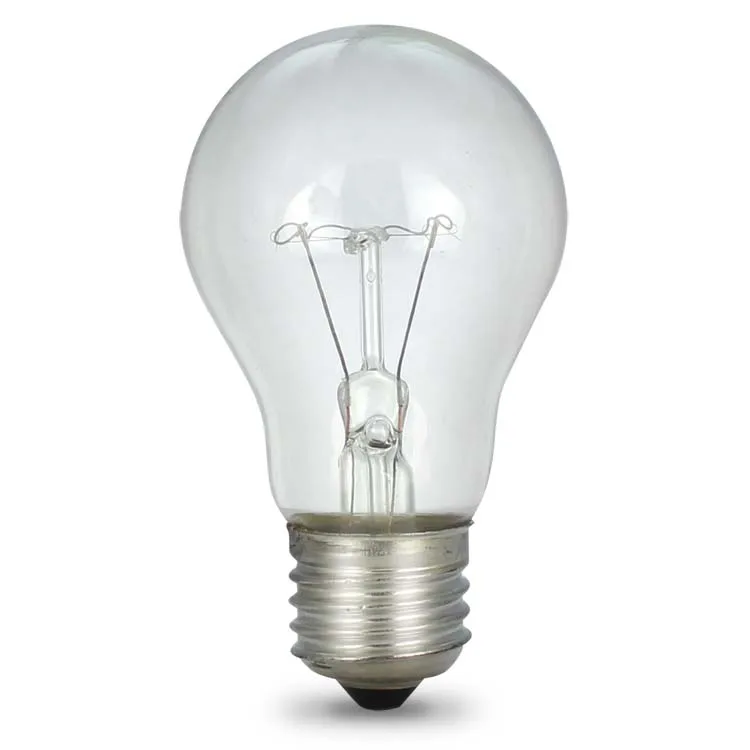 clear incandescent bulbs manufacturers A19 110v 127v 40w 60w 100W 75W E27 E26 B22 general tungsten lamp , INC-A BULB