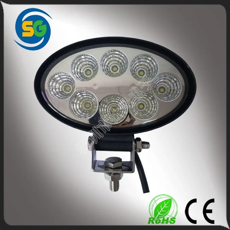 Hot selling loader headlight 24w led work light for heavy duty