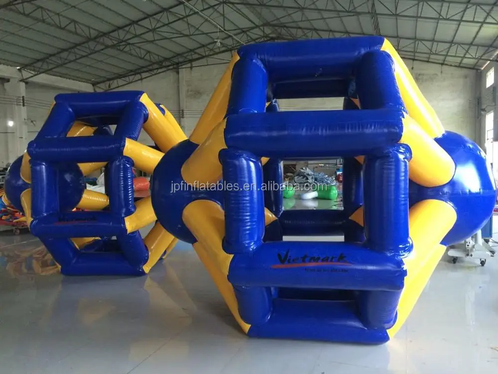 Inflatable Water Roller Rolling Ball, Colourful Inflatable Water ...