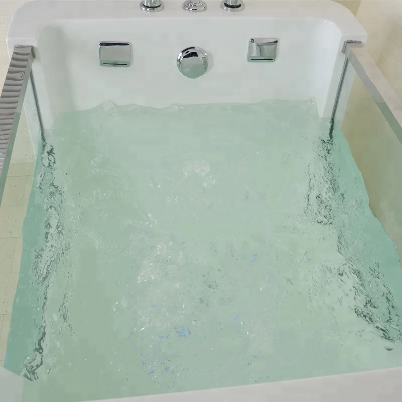 High Quality Glass Acrylic Massage Function Small Pool Baby Spa Bathtub