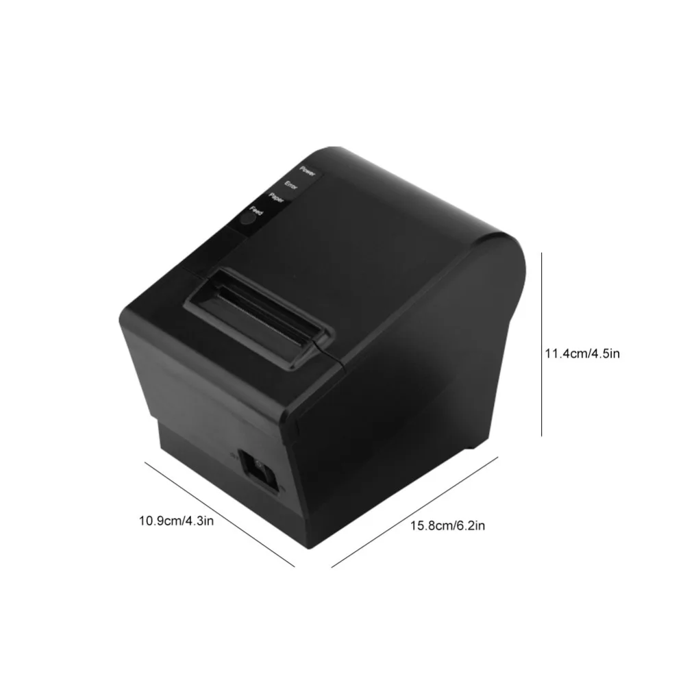 Thermal Auto cutting paper Bluetooth thermal printer wireless receipt 80 mm 3 inch bill destop USB ethernet ios android JH80H pocket mini printer for student