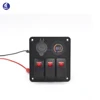 car rocker switch panel with laser etch cover printing for camper RV