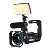 ORDRO 4K UHD Camcorder 10X Optical Zoom Video Camera 3.1'' IPS Screen Support Microphone and Wide Angle Lens AC7 Video Recorder