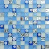 new design shell mix glass mosaic tiles for pool or wall decorated