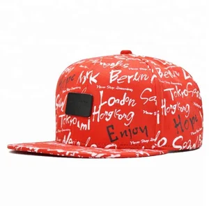 Plain Custom Design Embroidered Logo 6 Panel 5 Panel Vintage Printing SnapBack Sports Hat Cap