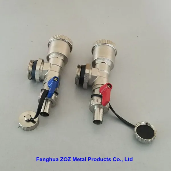 Floor Heating Automatic Air Vent Valve Set Buy Manifold Radiant Floor Heat Air Vent Drain Set