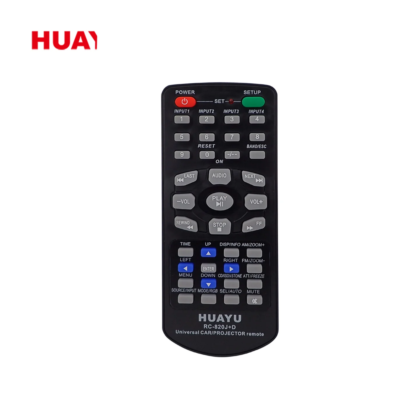 SYSTO RC-820J+D HUAYU UNIVERSAL CAR/PROJECTOR REMOTE CONTROL