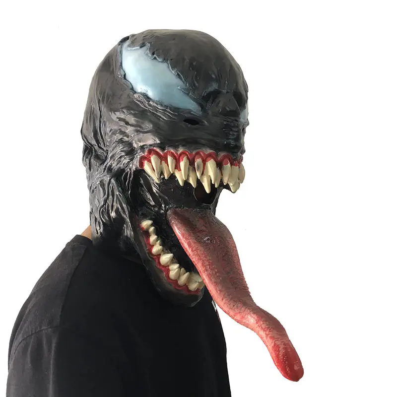 New The Venom Spiderman Mask Cosplay Edward Brock Venom Latex Masks Halloween