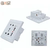 BX-U001-B 220V UK Standard USB Socket Wall, 3 Usb Port Electrical Switch Socket, Wall Switch Socket