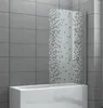 Tub shower Aluminum Bath Screen with beautiful decorate