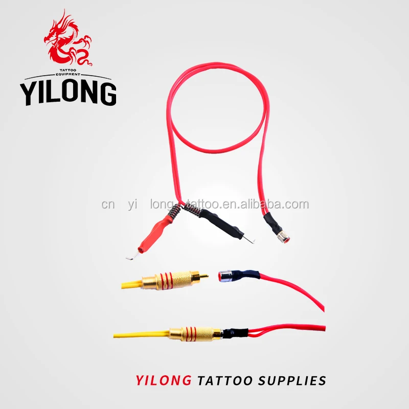 Red Silicone Clipcord High Quality Tattoo Clipcord