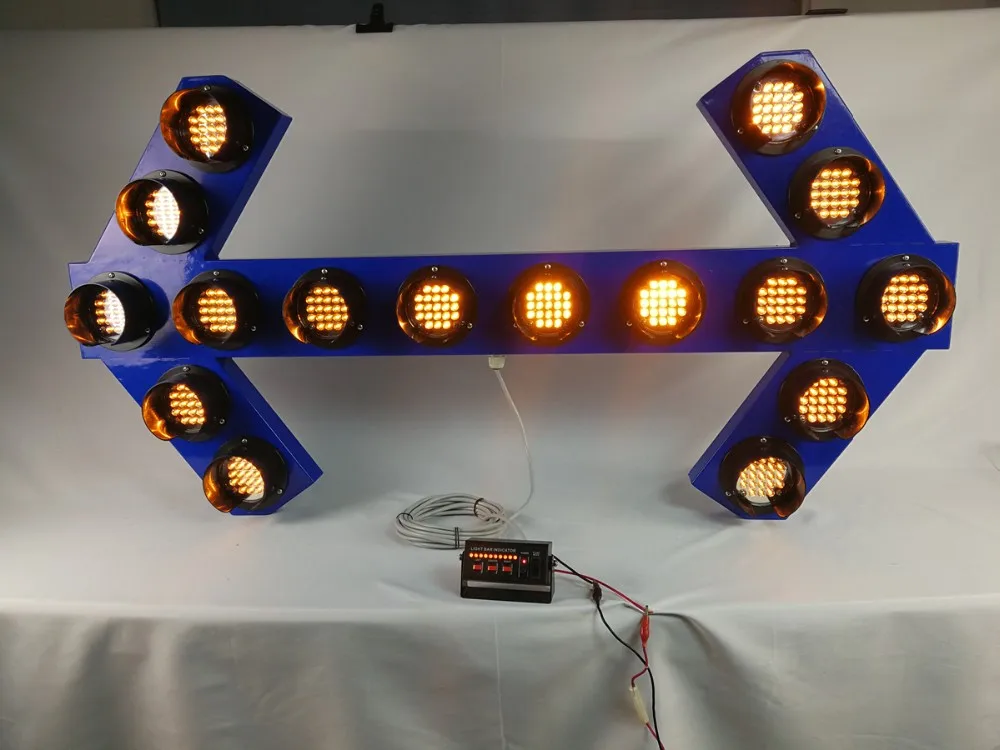 Surface Mount Arrow Amber Traffic Advisor Led Warning Light Bar For