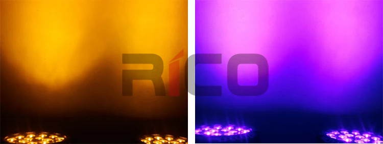 18pcs rgbw led par light