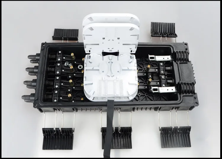 Ip67 96 Core Fiber Optic Horizontal Closure Underground Fiber Optic