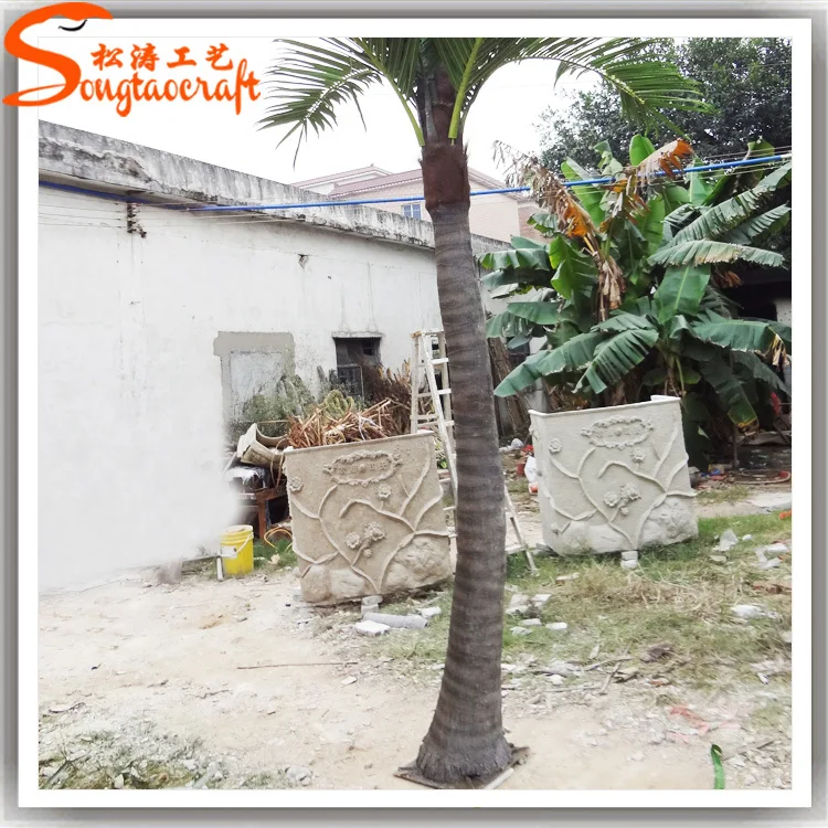 Wholesale Price Plastic Coconut Palm Leaf Products Artificial Palm Tree