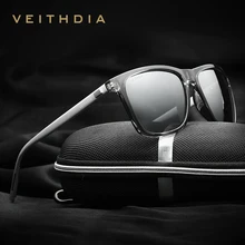 VEITHDIA Brand Unisex Retro Aluminum+TR90 mirror Sunglasses Polarized Lens Vintage Eyewear Accessories Sun Glasses For Men/Women