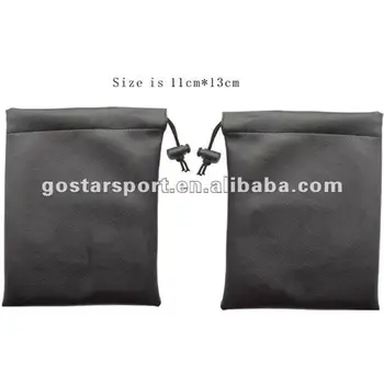 Black Nylon Golf Tee Bag Pouch Black Nylon Golf Tee Bag