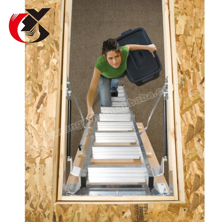 Hot Sell Safety Aluminum Pull Down Drop Stair Attic,Portable Loft Bed Step Ladder Buy Drop