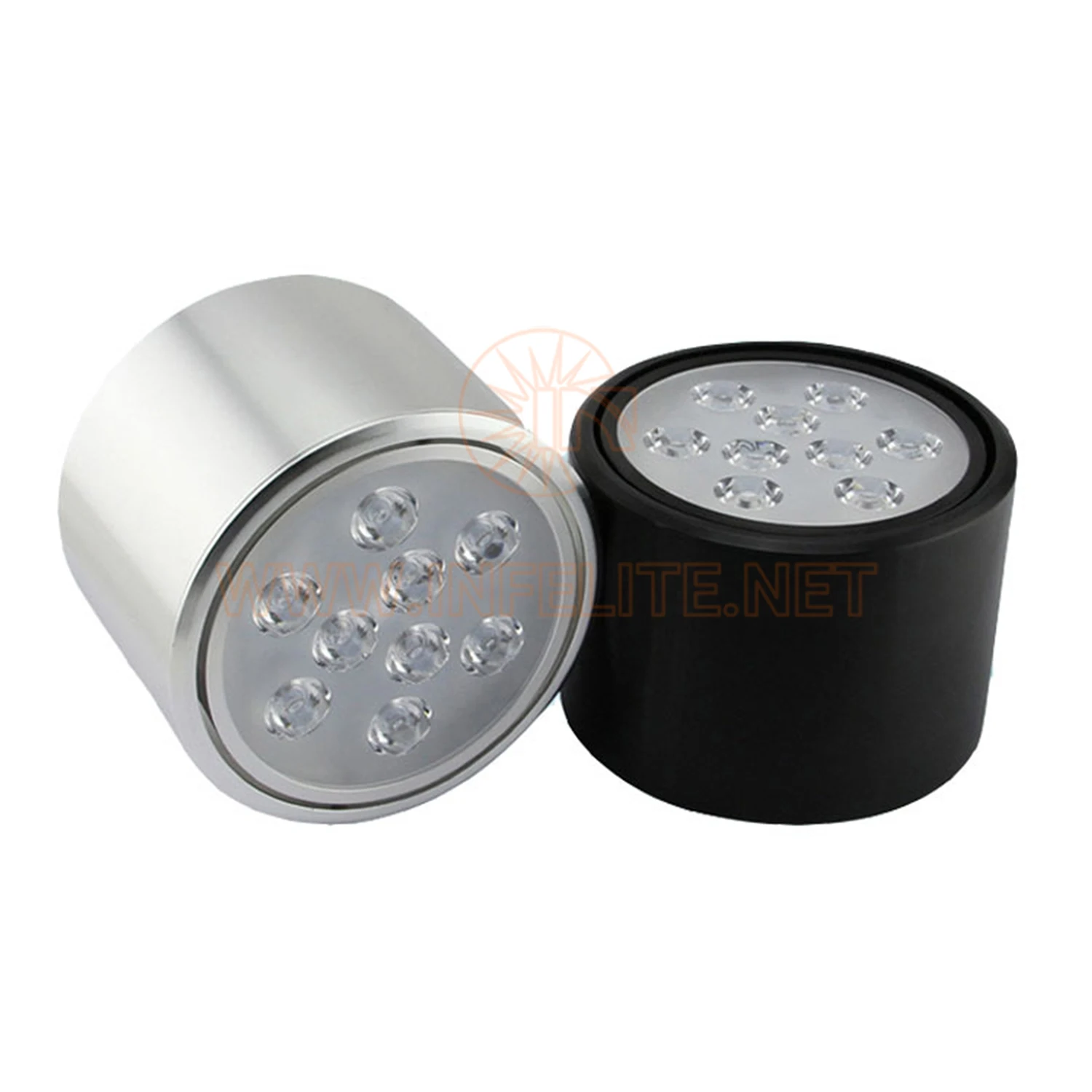 In Dl203 Home Hotel Shop Supermarket Lamp Smd3030 Round Surface Mounted Led Down Light Downlight 