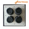 2*2 port 12 holes cable entry plate, aluminum alloy entry seal plate for cable entrance