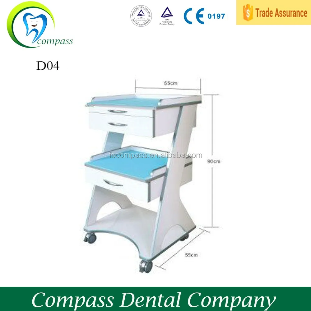 Single Mobile Durable Dental Furniture With Two Drawers Buy