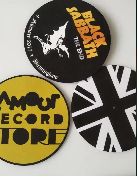 900g 5mm thick polyester felt slip mat for turntable lp player