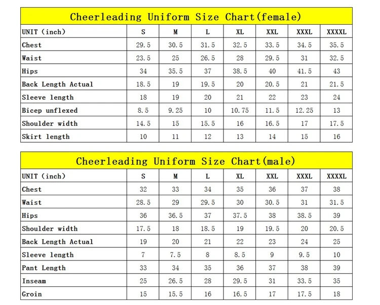 Varsity Cheerleadig Shoe Size Chart Varsity Cheerleadig Shoe Size Chart