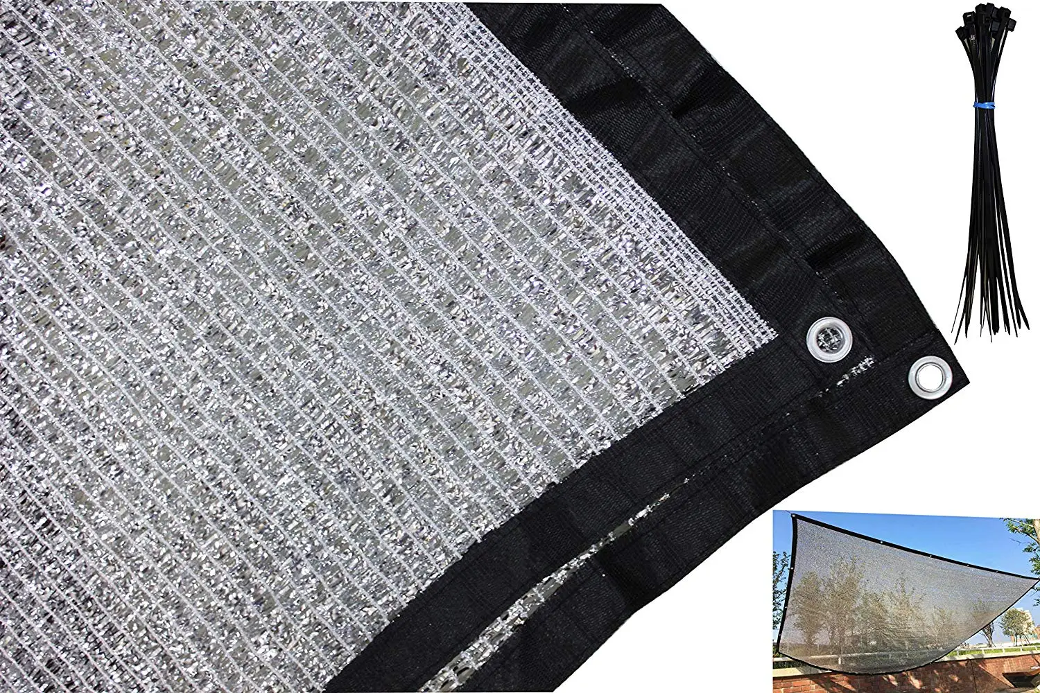 10pcs Strong Magnets 10x12 Stone Shade /& Tarps 80/% Aluminet Shade Net