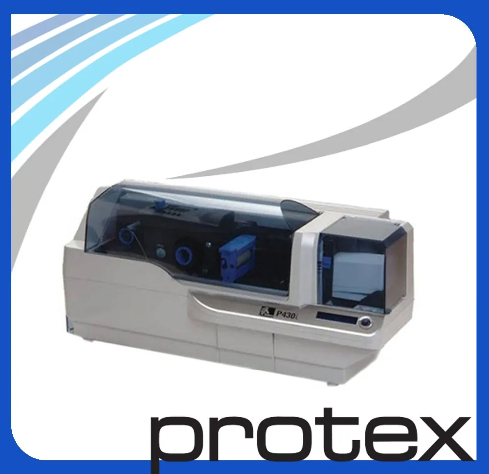 Id Card Printer Dual Sided For Zebra P430i Plastic Card Printer - Buy