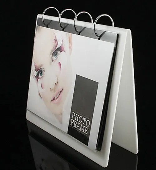Black Or White Acrylic Flip Photo Frame Buy Acrylic Flip Photo Frame