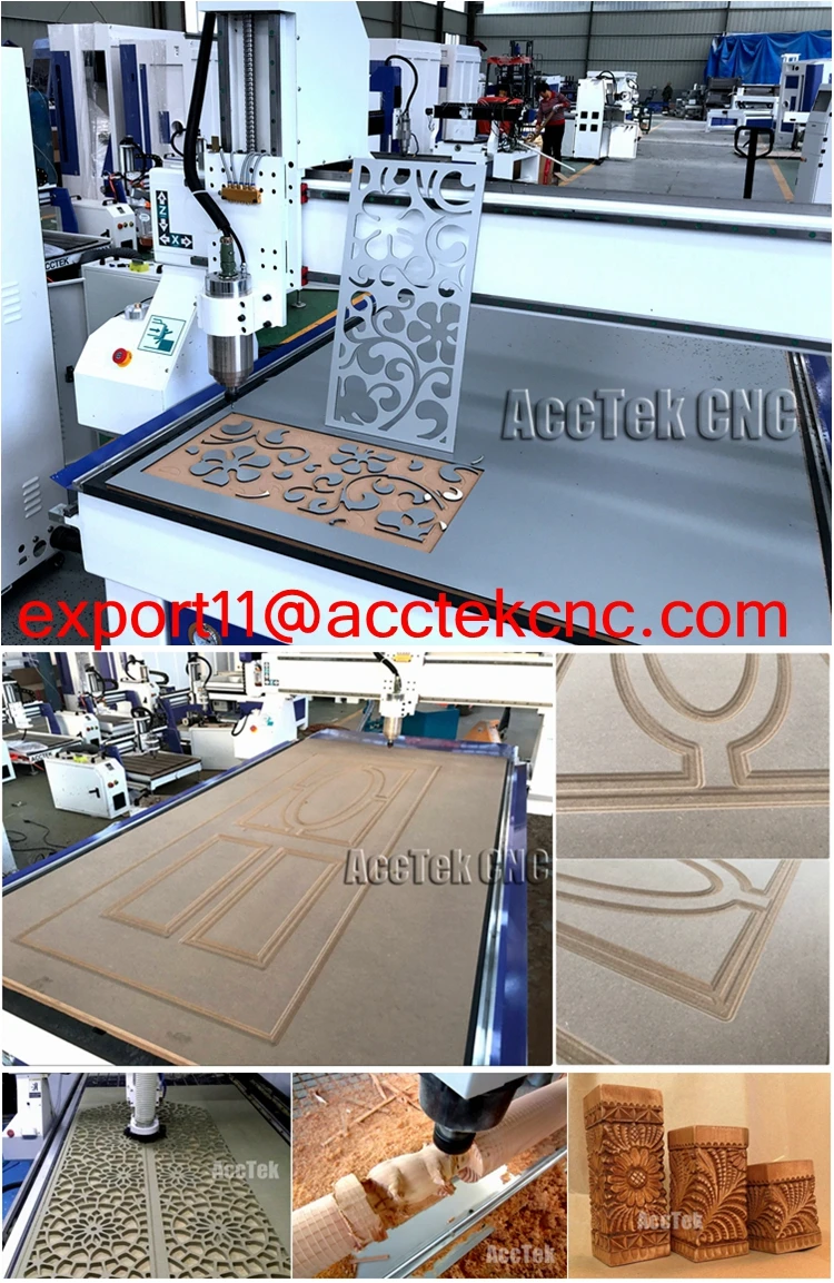 Double heads ATC cnc router 1212 combining wood metal cutting plasma machine