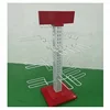 Popup wire stand spinner metal Roller skate shoe rack display