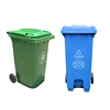 Heavy duty 120L plastic recycling trash bin for outdoor use