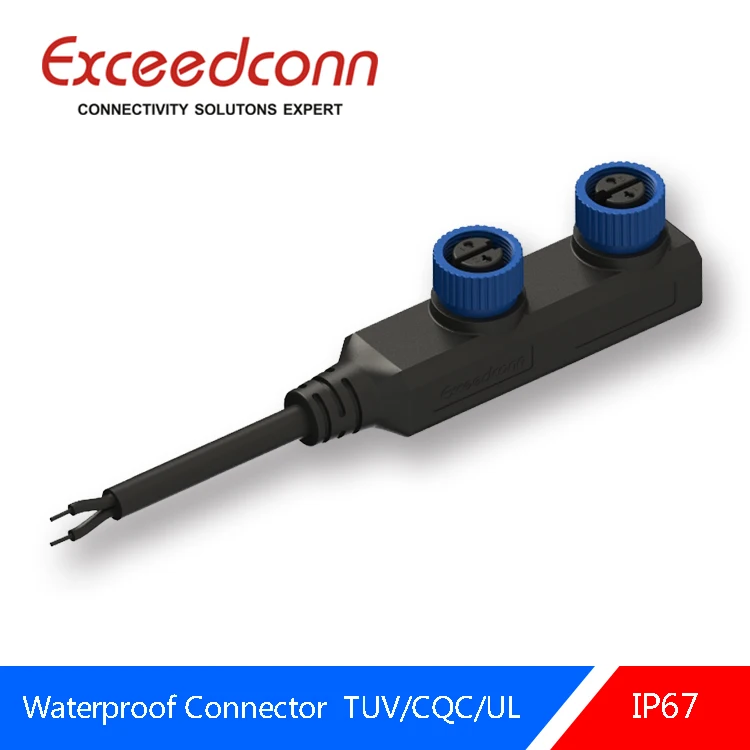IP67 DC Power LED Light - 2 Pin Waterproof Connector Cable