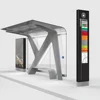 outdoor advertising led /lcd display bus stop shelter prices