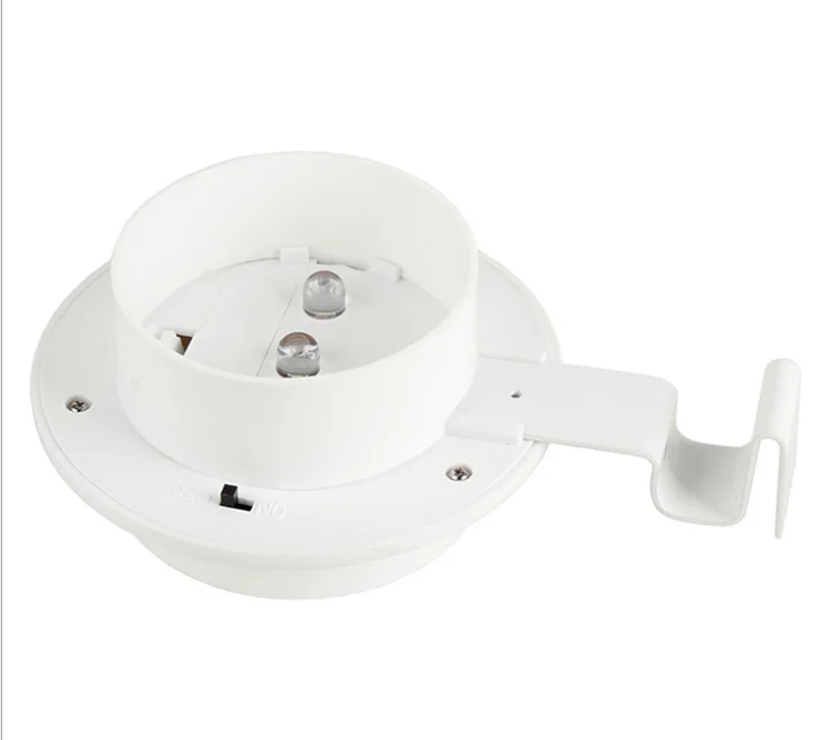 LED Solar Lights Waterproof 3 LED White Fence Solar Gutter Light solar fence lamp solar water tank lamp