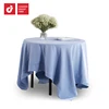 Factory Supplies Polyester Premium Wedding Cotton Handmade Bright-colored Damask Round Table Cover