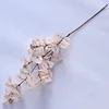 peal white silk plastic flowers artificial plants floral branch leaf stem faux ficus tree leaves for party garland wedding decor