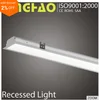 Easy removal ceiling mounted led fluorescent lighting fixture