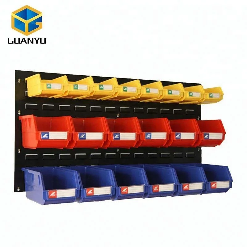 Hot Sale Louvered Panel Rack With Hanging Bins - Buy Louvered Panel ...