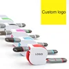 Colorful 2 in 1 Retractable Micro Usb Cable For Iphone For Samsung