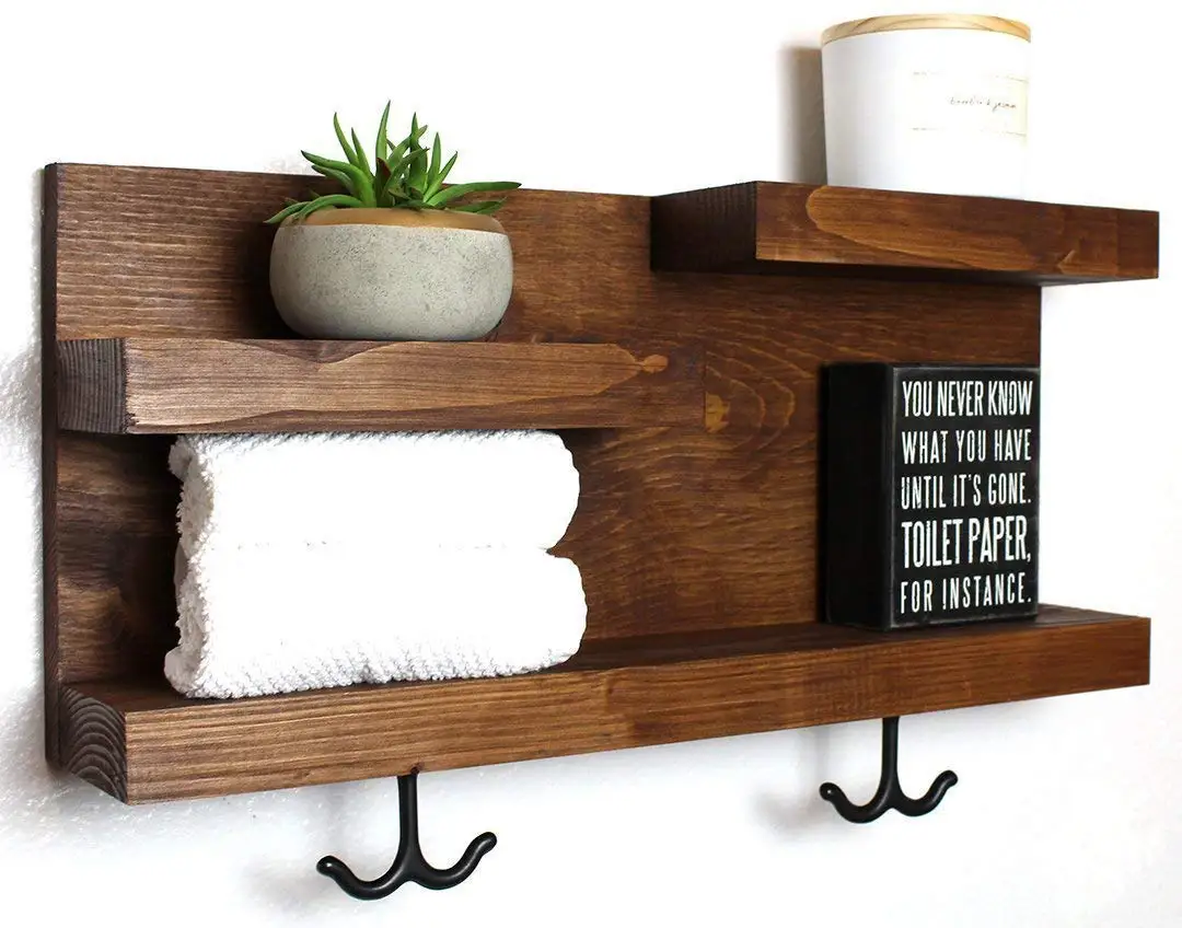 Полка На Ванную Деревянная Купить