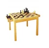 wooden chess game table play set high quality wholesale cheap solid wood family kids adults game custom available eco friendly