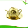 ZY-S3044 Gold Painting Nice Decorative Metal Tea Infuser