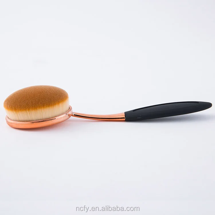 oval toothbrush makeup brush