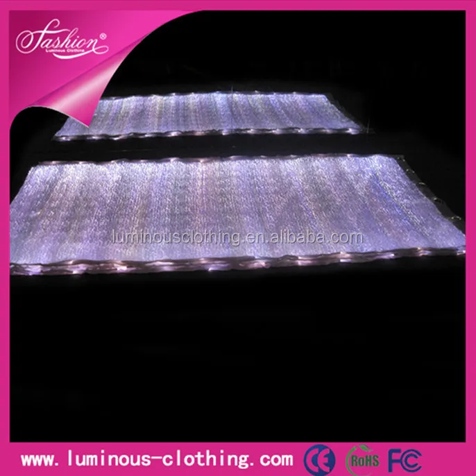 Led Lighting Fiber Optical Luminous Fabric Cloth Wholesale Wholesale