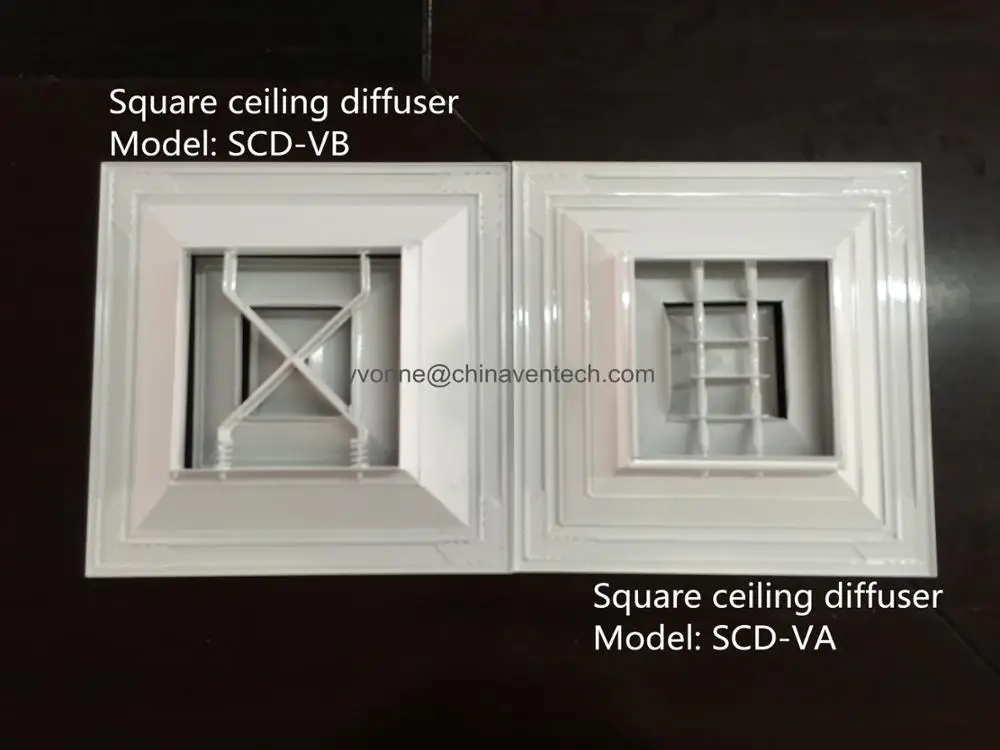 square air diffuser