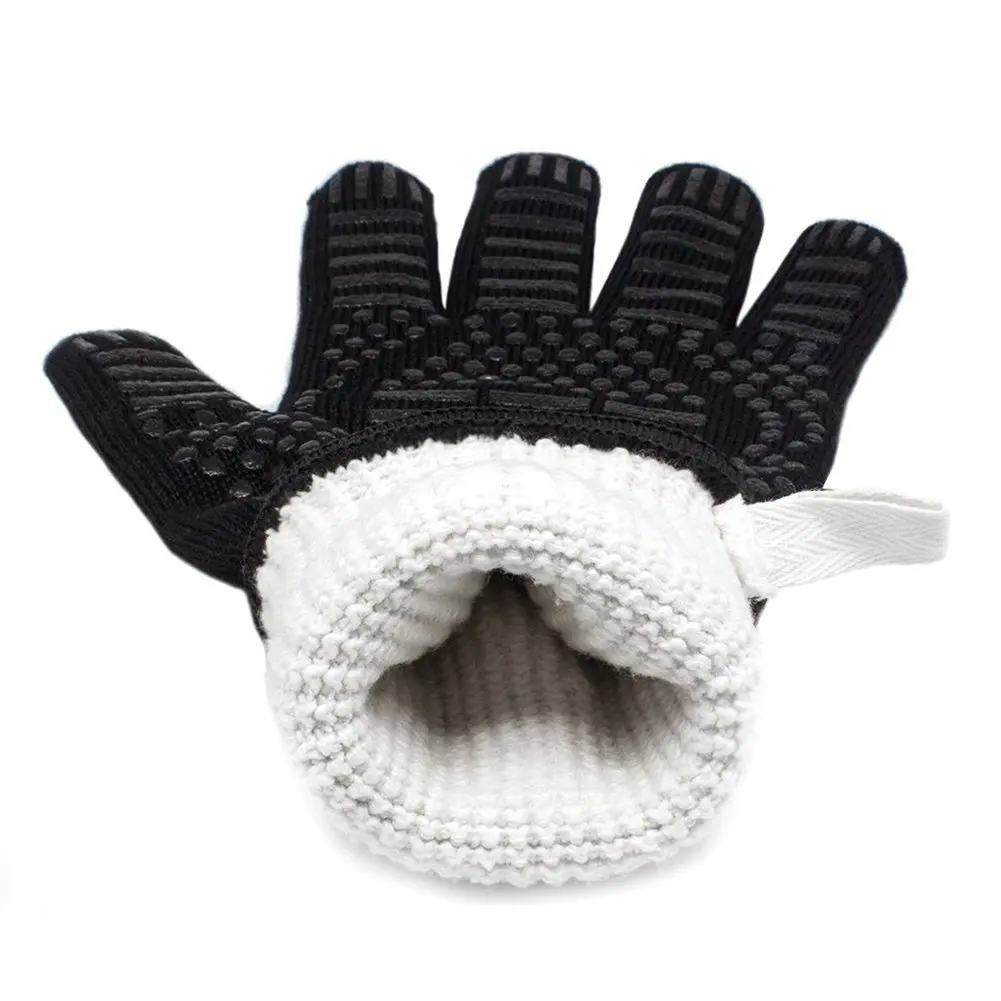 Calor guantes de protección parrilla guantes back guantes hasta 500 ° C 