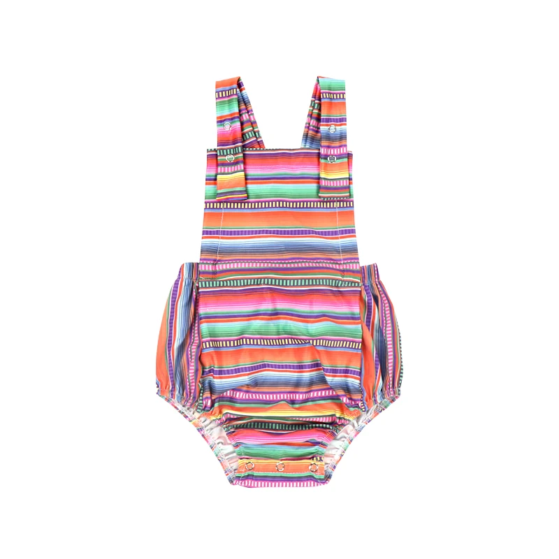 serape baby romper