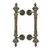 Classical design antique brass glass door handle pull from China